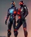 Placeholder: cyber ninja, black metal armor, futuristic suit, imperious, 8k resolution, overwatch, genji, color, vibrant, visor, sword