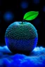 Placeholder: apple with snow and blue mood