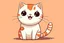 Placeholder: cute cartoon like cat