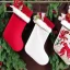 Placeholder: exquisite whimsical christmas stockings in embroidery hoop, intricate, highly detailed, linen and wood backdrop