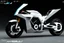 Placeholder: futuristic mechanical motorbike on white background, photorealistic, 3D, Unreal Engine, 4K