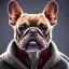 Placeholder: alien giraffe French bulldog super hero