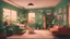 Placeholder: lofi imege vintage home twon greenry