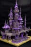 Placeholder: A purple castle made out of bones painted by Lucas van Leyden