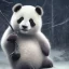 Placeholder: pixar art style of a mega cute and fluffy baby panda in natural environment, monotone color, full body, by mobeius, au naturel, hyper detailed, digital art, trending on artstation, cinematic lighting, studio quality, smooth render, unreal engine, octane rendered, art style by klimt and nixeu and ian sprigger and wlop and krenz cushart