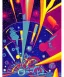 Placeholder: Vía Lactea (2007) Art by "Guillermo Pérez Villalta". Vivid colors contrasts in an impressive way. End of the roaring twenties of the twentieth century.