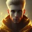 Placeholder: Male, Human, Blond, Sorcerer, Fire Mage, Golden Eyes, Young, Photorealism