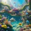 Placeholder: pixar style, volumetric summer garden environment and background, realistic painting of an underwater train, looking excited, detailed digital painting, extreme dense and fine fur, anime, ornate, colour-washed colors, elegant, small minutiae, tiny features, particulars, centered, smooth, sharp focus, renderman gofur render, 8k, uhd, detailed eyes, realistic shaded volumetric lighting, sunlight caustics, backlight, centered camera view