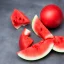 Placeholder: red ball squishing a watermelon blood gushing out