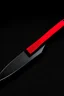 Placeholder: kunai with red serrations along the edge