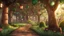 Placeholder: Fantasy environment bokeh