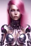 Placeholder: cyborg, pink hair, sexy, perfekt, real, dream