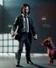 Placeholder: John wick toddler, full body, dramatic lighting, angry, hyper realistic