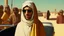 Placeholder: takistan life, oil painting. dr arab cover 1970, closeup dnd style. sunglasses, cape. lawrence of arabia. car race drag.