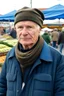 Placeholder: A middle-aged man in an Estonian market