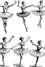 Placeholder: Ballerina drawing sketches