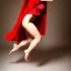 Placeholder: gorgeous red riding hood, sensually lifting up her skirt