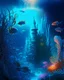 Placeholder: A vast underwater world with luminescent creatures and coral castles