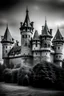 Placeholder: castle black and white