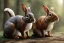 Placeholder: rabbits, squirrels, forest