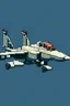 Placeholder: A F/A-18 but with a retro pixel art style