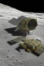 Placeholder: industrial colony on the moon, 8k, luminous