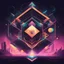 Placeholder: Sacred geometries, Style by Petros Afshar and Arthur Secunda, surreal abstract art, synthwave masterpiece, juxtaposition of the uncanny and the arcane, sharp focus, transcendent geometries, 🏁