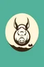 Placeholder: rhinoceros + egg +fierce + logo simple