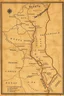 Placeholder: a scan of an ancient Cree Anishinaabe map, hand drawn been stained and weathered, Cree Syllabic text