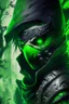 Placeholder: green vampire ninja, anime style, depth of field, nvidia graphics, lightrays, trending art, movie poster