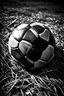 Placeholder: Football black and white
