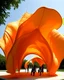 Placeholder: orange pavilion expressing sexuality