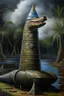 Placeholder: crocodile rocket, prize winning oil painting