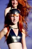 Placeholder: (strikingly beautiful 16 year old charming teen girl:1.2) with (long ginger hair:1.1) and (freckles:1.2) wearing (skimpy leather fantasy armour with halter top and thong:1.3) and (medium cleavage:1.2), tracing, ambient light, highres, (hyperrealistic:1.2), (perfect face:1.1) intricate (high detail:1.1) body, beautiful detailed eyes, plump lips, fantasy theme, Model hash: ddc3021b