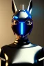 Placeholder: MCU Portrait, Front image, cyberpunk Asian woman rabbit mask, black blue color, latex dress, highly detailed, concept art, smooth, unreal engine 5, god rays, ray tracing, RTX, lumen lighting, ultra detail, volumetric lighting, 3d, finely drawn, high definition, high resolution.