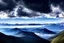 Placeholder: clouds, big mountains, water, science fiction landscape, photography, ultra hd 4k, hyperrealism