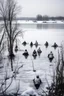 Placeholder: corpses in frozen lake