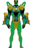 Placeholder: alien From Ben 10 cartoon. Lion. Advanced metal. Magnetic force. Magic power. And his turtle shield