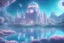 Placeholder: harmonique cosmic city with seral garden and great building, un environnement magnifique, cosmique, dôme à facette, cristauxs, lac , couleur turquoise. couleurs douces et pastel. infiniment de détails. ciel étoilés, étinecelles de lumières partout. haute définition, 4k,