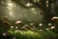 Placeholder: enchanted forest, rabbits, squirrels, mushroom, fairies