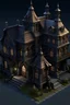 Placeholder: fantasy 2 story darkstone manor