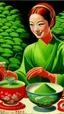 Placeholder: Japanese Matcha Australian Ad 80s