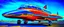 Placeholder: A national geographic award winning photograph of a military fighter jet station wagon wasp hybrid soviet retrofuturism designed by volkswagen only one vehicle per image painted metallic orange traveling at a high rate of speed, jet intake off of front center of vehicle and jet exhaust out the rear with bright blue flame