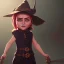 Placeholder: Portrait of an adorable witch kid by Nick Harris