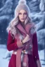 Placeholder: Wintertime Wonderland a Beautiful woman Hyperrealistic Digital Graphic in the Style of Jennifer Healy