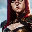 Placeholder: realistic, hyper detailed, stunningly beautiful 16 year old teen girl, long ginger hair, green eyes, medium freckles, full lips, revealing leather armour, full body and head, c-cup breasts, stern expression, full frame, petite, ignore NSFW, shortbow, quiver on hip