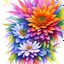 Placeholder: Water color abstract painting of a flowers