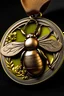 Placeholder: A bronze Olympic medal with a bee inside make it to used as logo