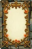 Placeholder: "Whimsical, fantasy-themed card border, intricate stone and gold filigree with tiny rat paw prints hidden in the design, playful medieval style, glowing runes, ornate yet readable, decorative corners, vibrant fantasy color palette."