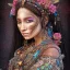 Placeholder: Insanely detailed photograph of an “portrait of gorgeous Aztec goddess ” with intricate hair, intricate embroidered dress, beautiful clear face and hyperdetailed painting by Ismail Inceoglu Huang Guangjian and Dan Witz CGSociety ZBrush Central fantasy art album cover art,8K, hdr, romantic, mysterious, ominous, flowers, jewelry, comfort, natural eyes, "arms open for embrace"